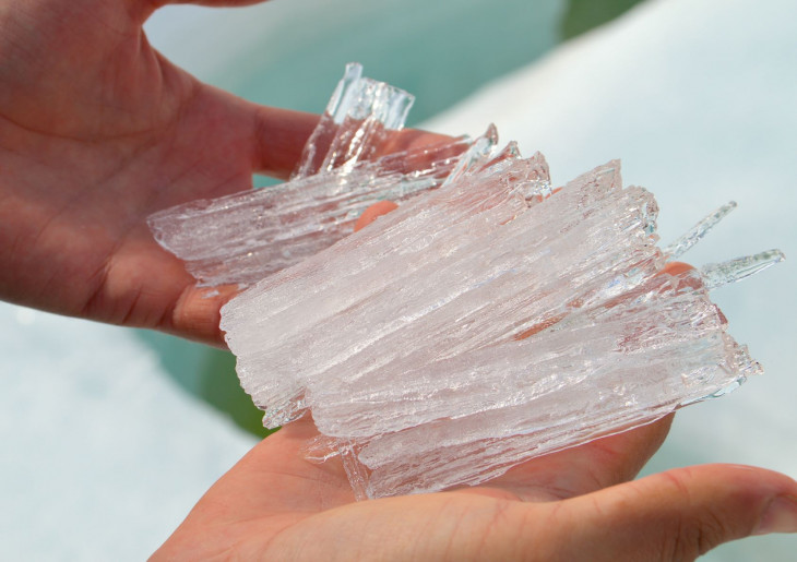 кристаллы льда