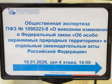 Точечные решения и жесткий контроль: в Общественной палате обсудили законопроект о правовом регулировании ООПТ.