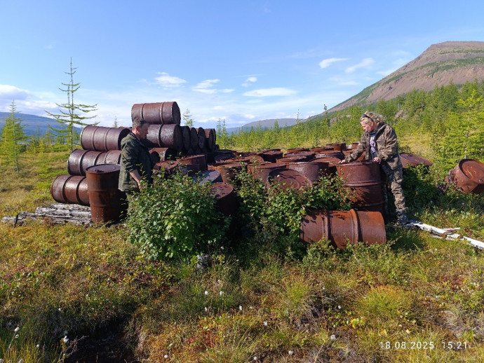 Экспедиция РГО подготовила дорожную карту уборки техногенного мусора в заповеднике «Путоранский».