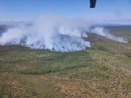 Заповедные территории страны борются с природными пожарами